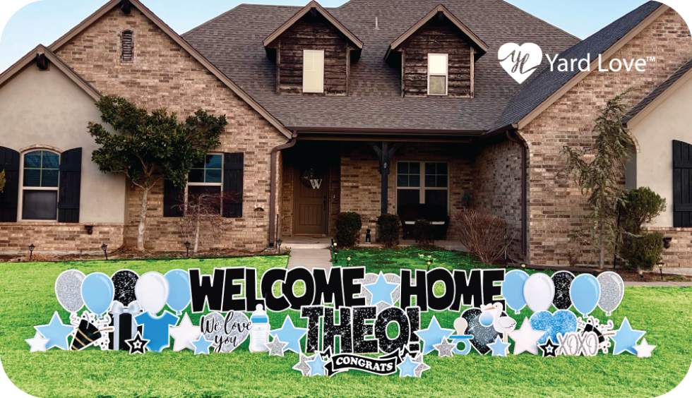 Welcome Home Baby Yard Signs | Yard Love
