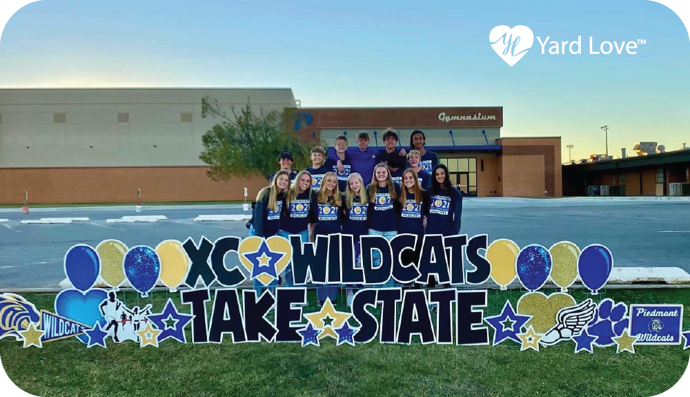 XC Wildcats Take State yard signs
