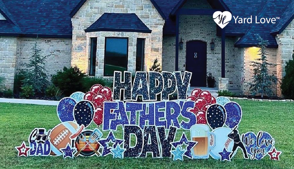 Happy Father's Day yard signs