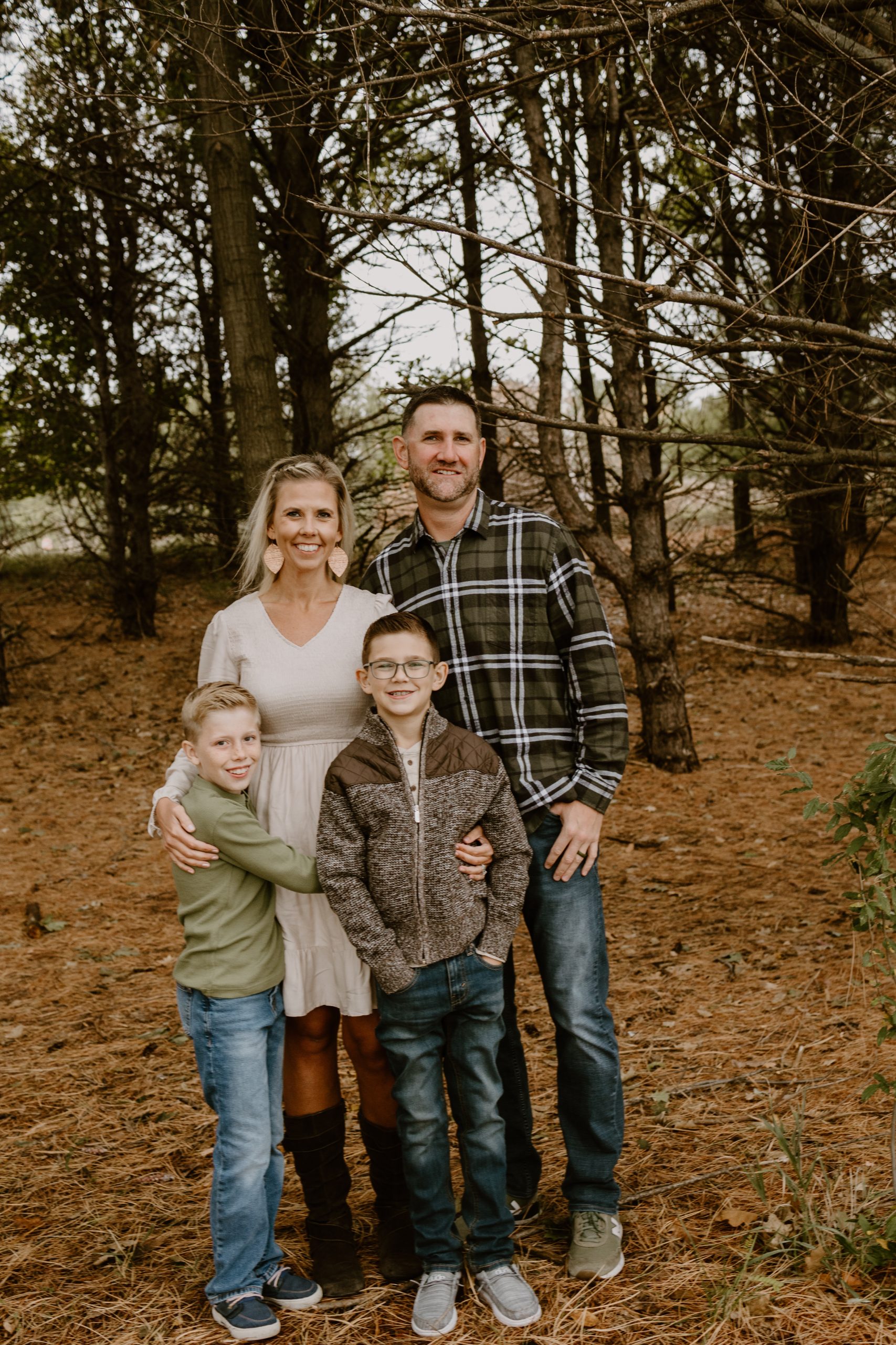 Morgan Weiss and her husband