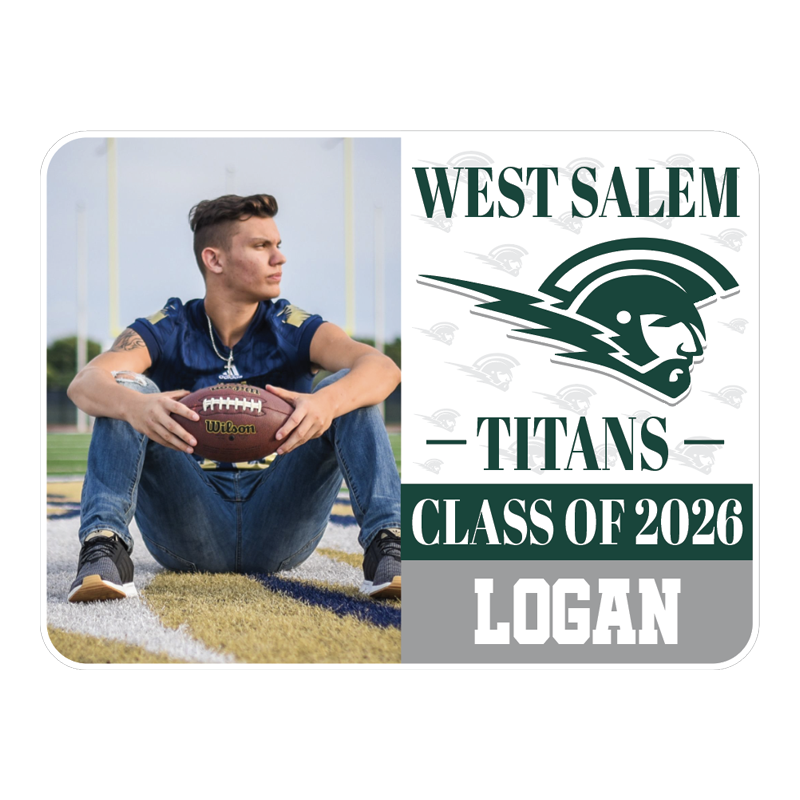 2026 West Salem Grad Sign with Picture