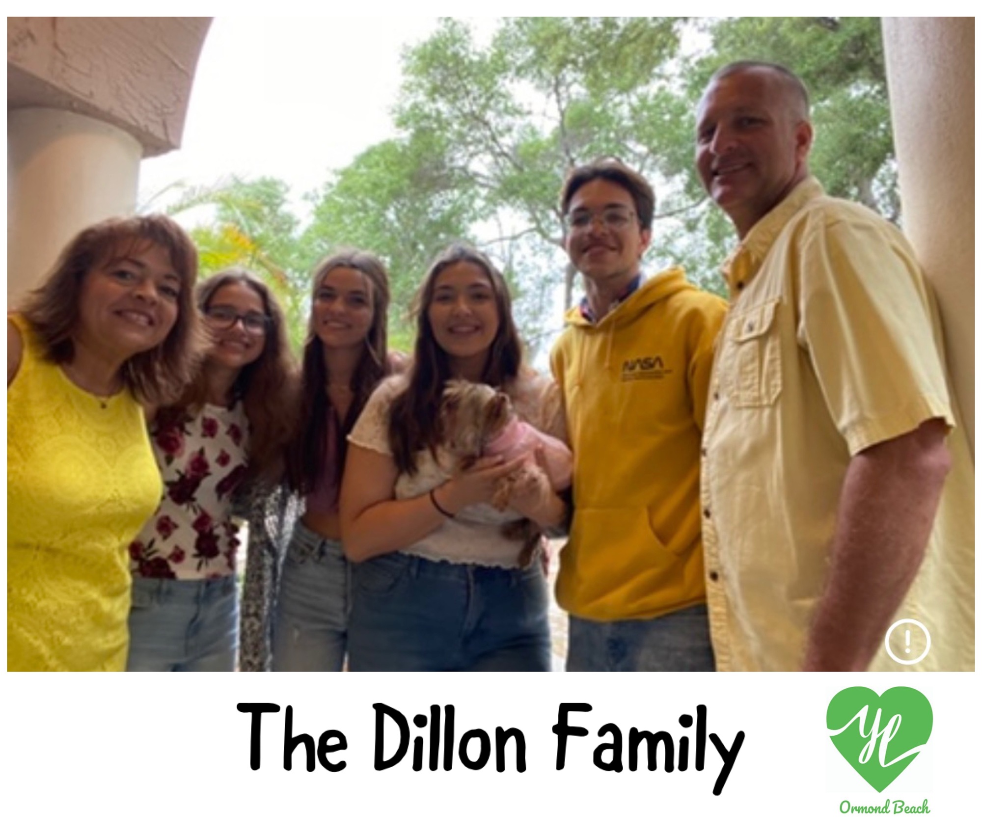 Young married couple with baby smiling